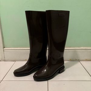 Melissa Wine Red Rainboots